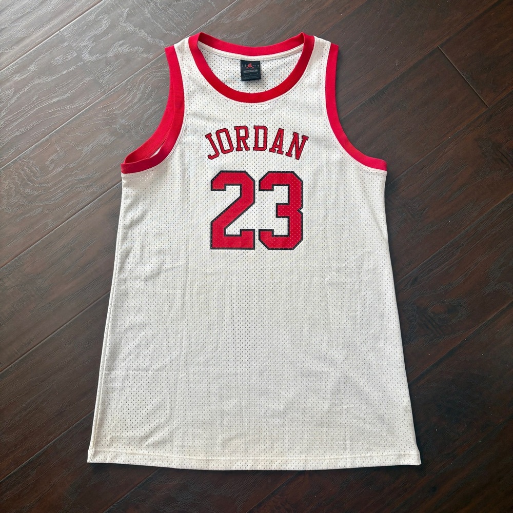Michael Jordan White Basketball Jersey